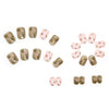 12 Sizes-24 Pcs Press On Nails R524