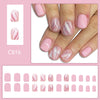 12 Sizes-24 Pcs Press On Nails C816