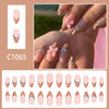 12 Sizes-24 Pcs Press On Nails C1065