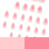 12 Sizes-24 Pcs Press On Nails JP3859