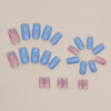 12 Sizes-24 Pcs Press On Nails W655