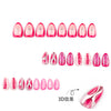 12 Sizes-24 Pcs Press On Nails JP4036