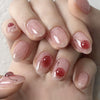 12 Sizes-24 Pcs Press On Nails JP4126