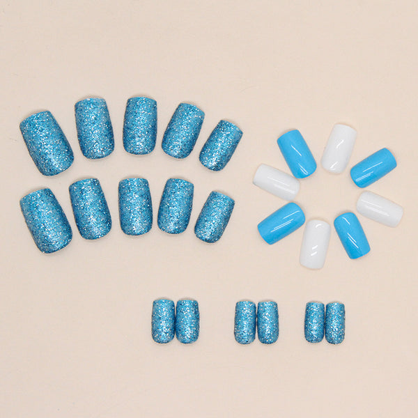 12 Sizes-24 Pcs Press On Nails W549