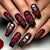 12 Sizes-24 Pcs Press On Nails Y1032