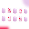 12 Sizes-24 Pcs Press On Nails C346