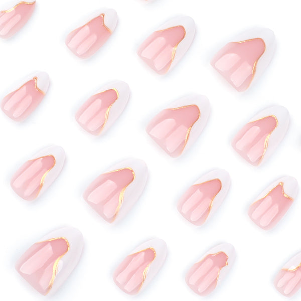 12 Sizes-24 Pcs Press On Nails JP3729