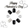 12 Sizes-24 Pcs Press On Nails C1453