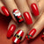 12 Sizes-24 Pcs Press On Nails Y1406