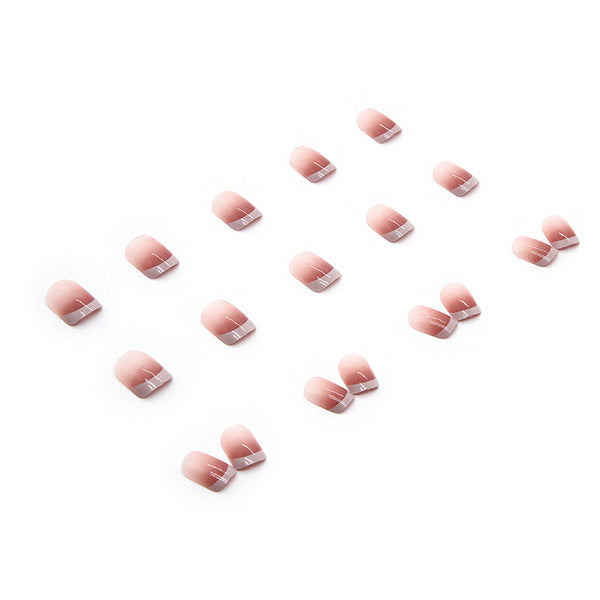 12 Sizes-24 Pcs Press On Nails R452