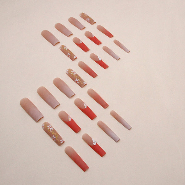 12 Sizes-24 Pcs Press On Nails G001