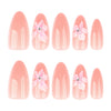 12 Sizes-24 Pcs Press On Nails JL0684