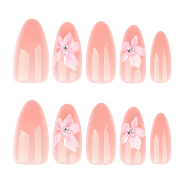 12 Sizes-24 Pcs Press On Nails JL0684