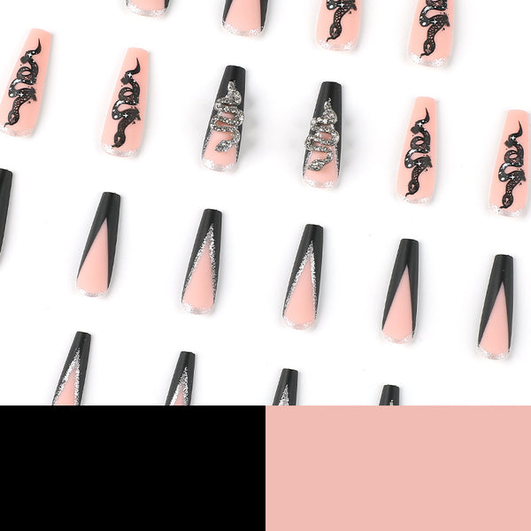 12 Sizes-24 Pcs Press On Nails JP2283