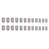 12 Sizes-24 Pcs Press On Nails W1195