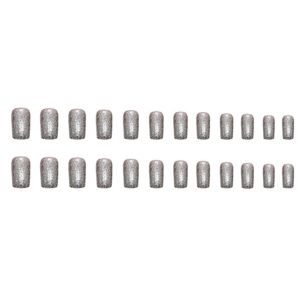 12 Sizes-24 Pcs Press On Nails W1195
