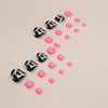 12 Sizes-24 Pcs Press On Nails F111