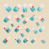 12 Sizes-24 Pcs Press On Nails Y1083