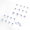 12 Sizes-24 Pcs Press On Nails JP1228