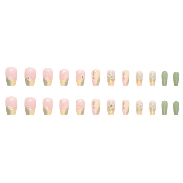 12 Sizes-24 Pcs Press On Nails Z568