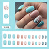 12 Sizes-24 Pcs Press On Nails W454