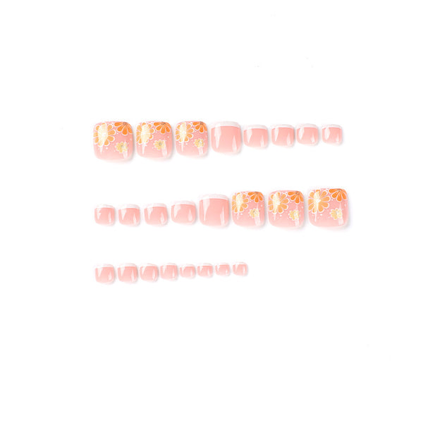 12 Sizes-24 Pcs Press On Nails JP2471