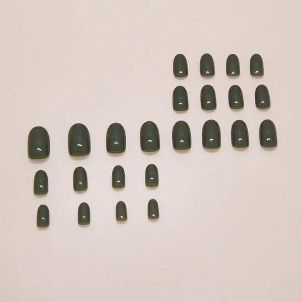 12 Sizes-24 Pcs Press On Nails CF056