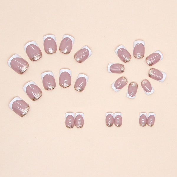 12 Sizes-24 Pcs Press On Nails W560