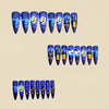 12 Sizes-24 Pcs Press On Nails Y841