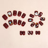 12 Sizes-24 Pcs Press On Nails Z831