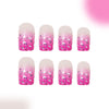 12 Sizes-24 Pcs Press On Nails C841