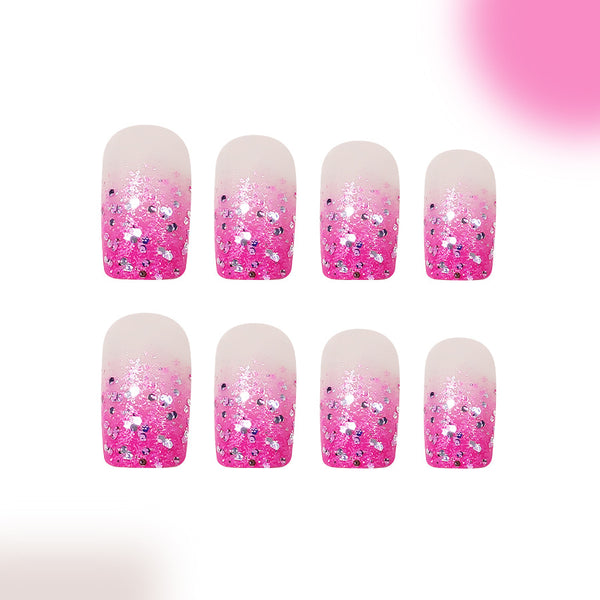 12 Sizes-24 Pcs Press On Nails C841