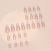 12 Sizes-24 Pcs Press On Nails W1651