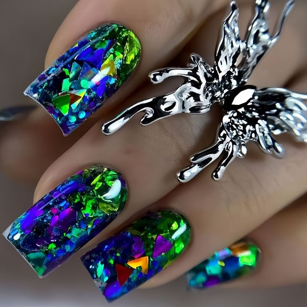 12 Sizes-24 Pcs Press On Nails Y1862