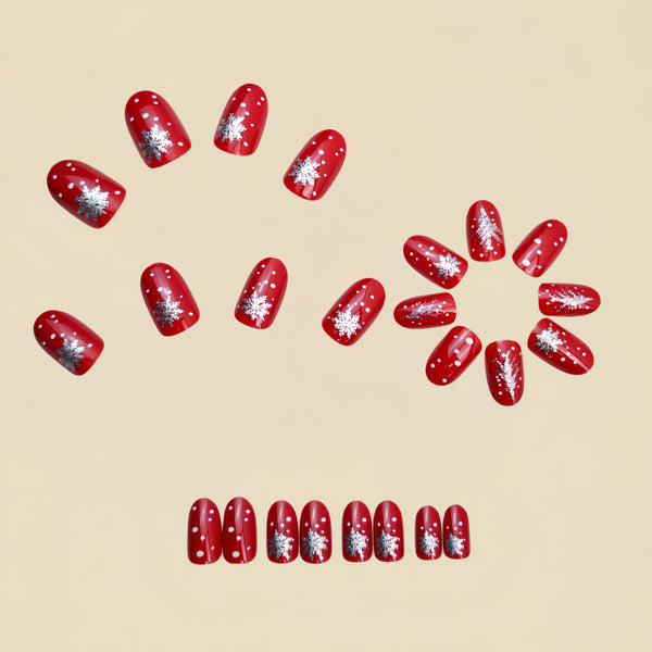 12 Sizes-24 Pcs Press On Nails Y1266