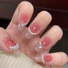 12 Sizes-24 Pcs Press On Nails S001