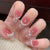 12 Sizes-24 Pcs Press On Nails S001