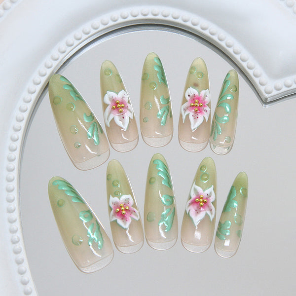 30 Pcs Press On Nails Z1393