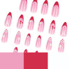 12 Sizes-24 Pcs Press On Nails JP3839