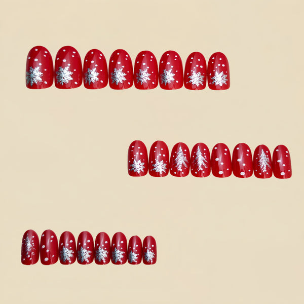 12 Sizes-24 Pcs Press On Nails Y1266
