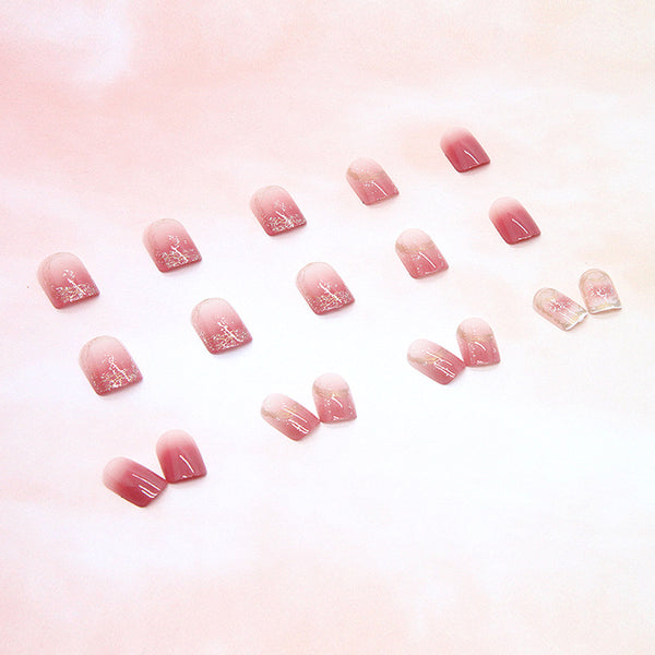 12 Sizes-24 Pcs Press On Nails R515