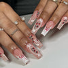 12 Sizes-24 Pcs Press On Nails JP3534