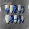 12 Sizes-24 Pcs Press On Nails Z1217