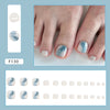 12 Sizes-24 Pcs Press On Nails F130