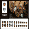 12 Sizes-24 Pcs Press On Nails C1110