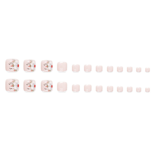 12 Sizes-24 Pcs Press On Nails F053