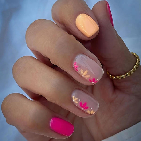 12 Sizes-24 Pcs Press On Nails W802