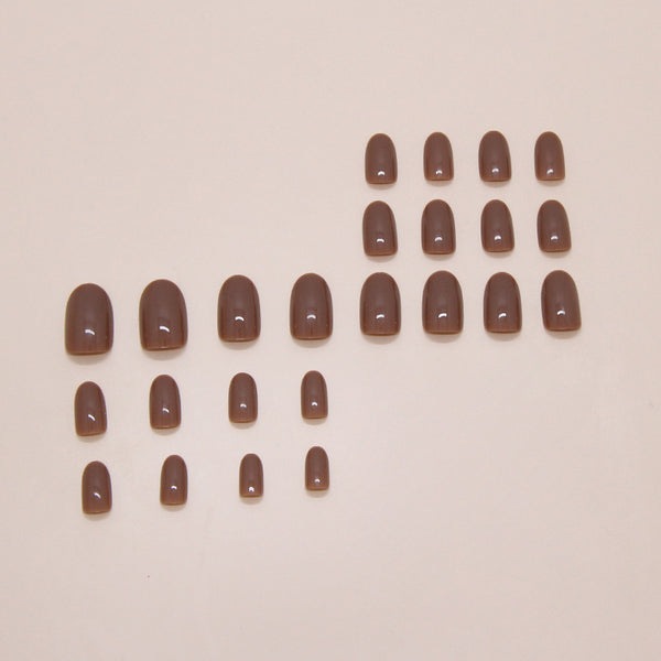 12 Sizes-24 Pcs Press On Nails CF058