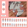 12 Sizes-24 Pcs Press On Nails Z725