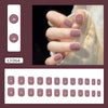 12 Sizes-24 Pcs Press On Nails CF064